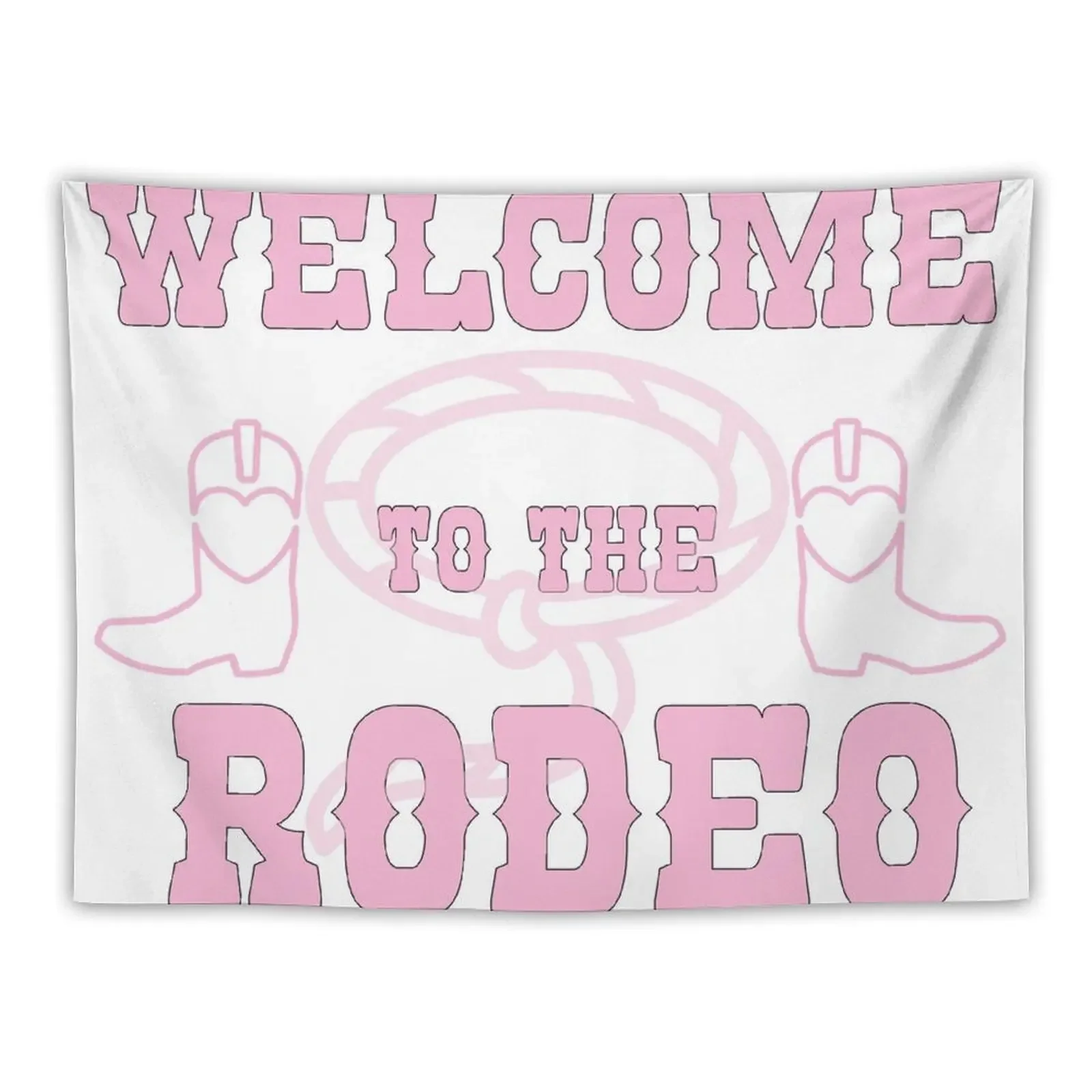 

Welcome to the rodeo - Pink Tapestry Room Decoration Accessories Decoration Bedroom Cute Room Decor Tapestry