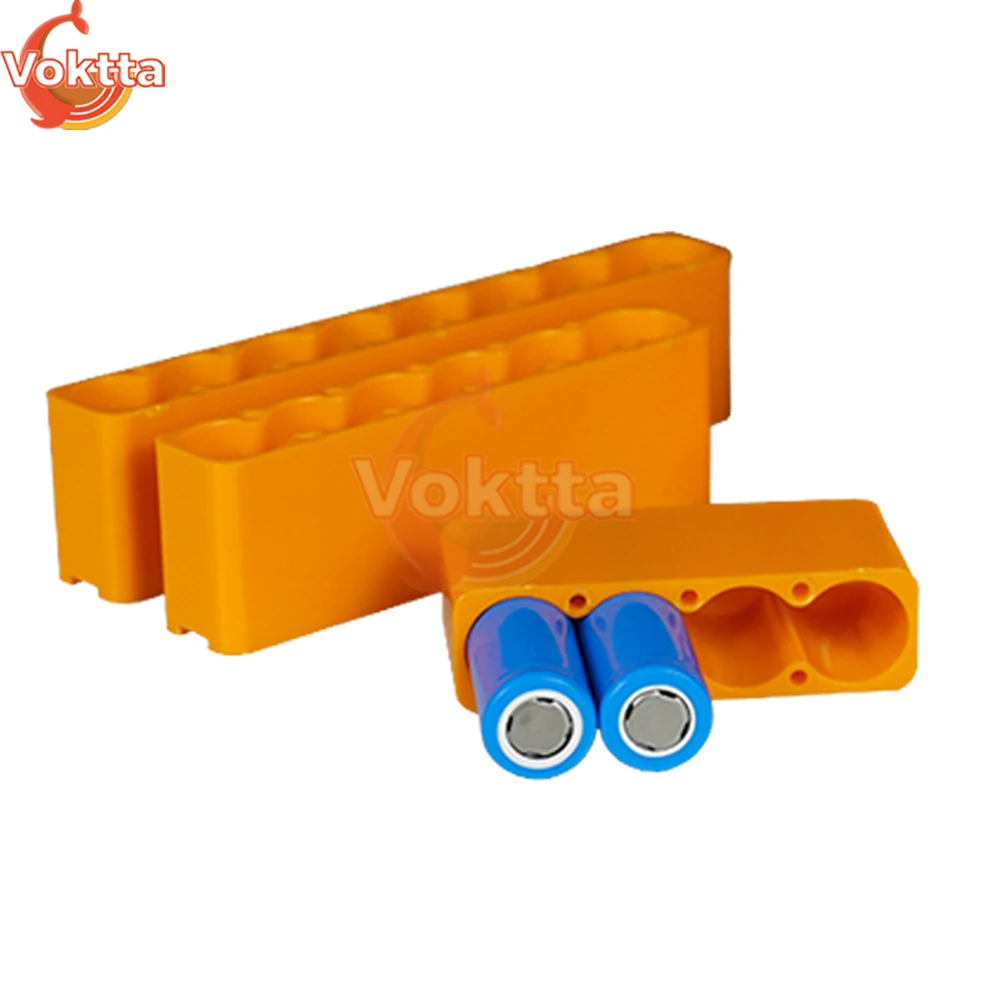 18650 Lithium Battery Pack Fixture Single Row Double Sided Spot Welding Plastic Fixed Fixture Battery Packs Soldering Tool