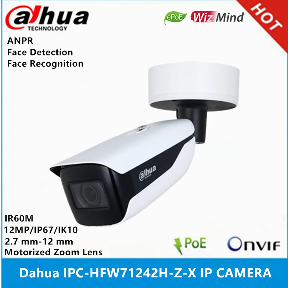 fuwafuwa② Dahua IPC-HFW71242H-Z-X 12MP 2.7 mm-12 mm Motorized vari-focal
