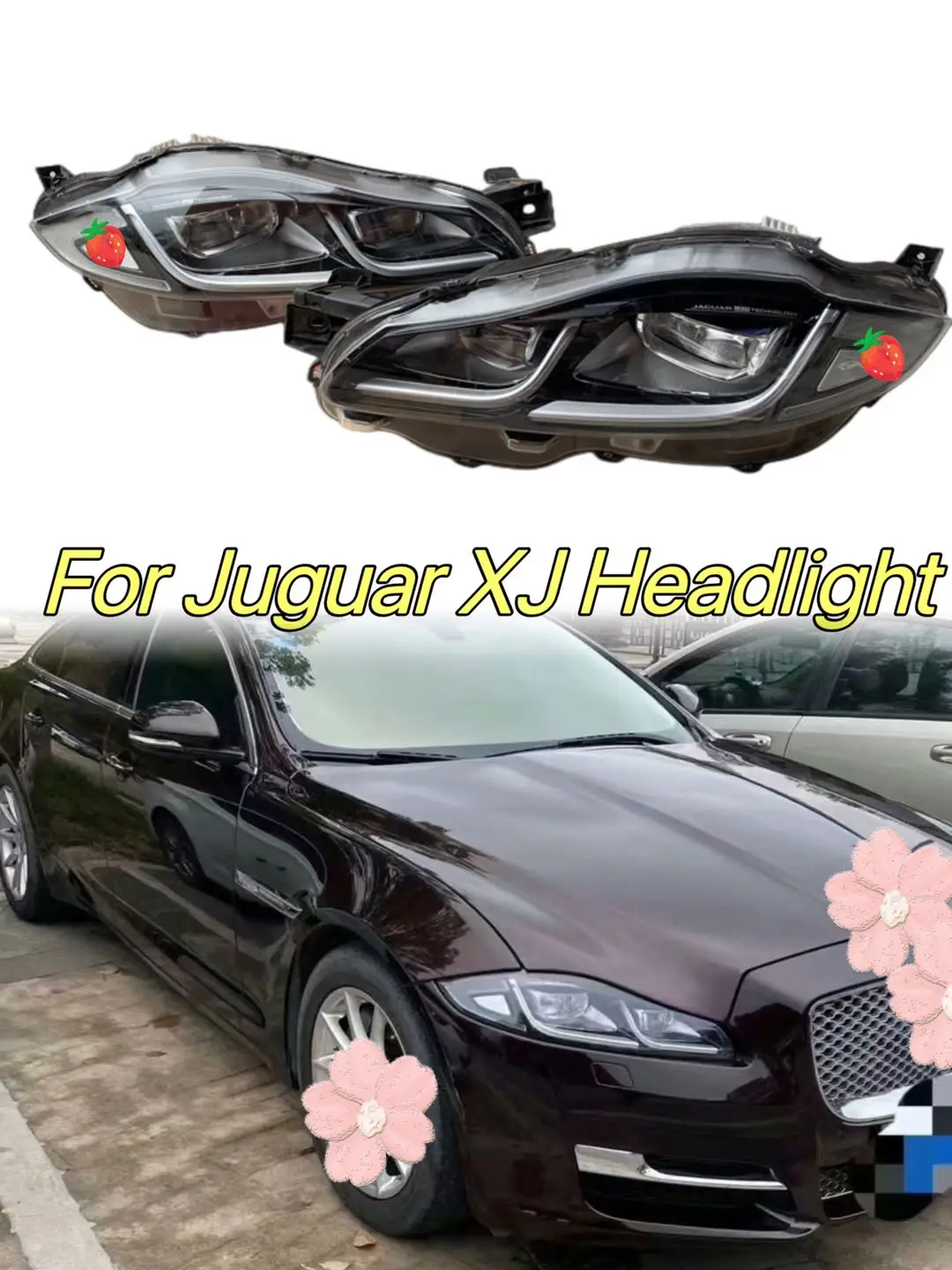 

for Jaguar XJL LED headlight assembly xj upgrade headlight lighting system headlight half assembly original