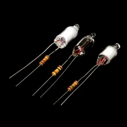 10Pcs/lot Neon Light Bulbs 6*13mm Mini Neon Light Indicator With Resistor 220V Red/Blue/Green
