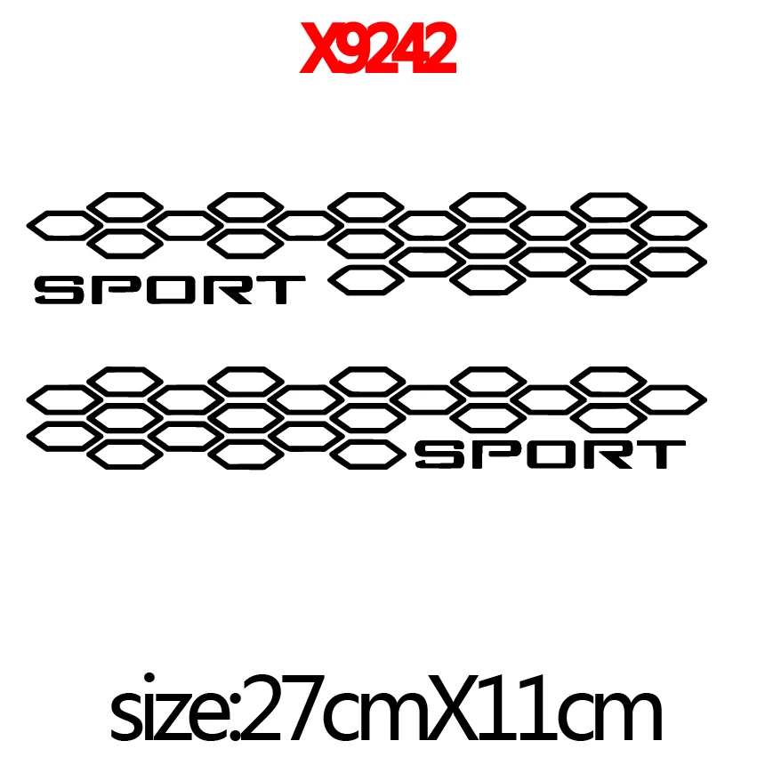 Sport Sticker Cars Tuning Beehive Racing Speed Booster 2x Vinyl Decal Turbo Beehive Cars Tattoo Styling Black White Red