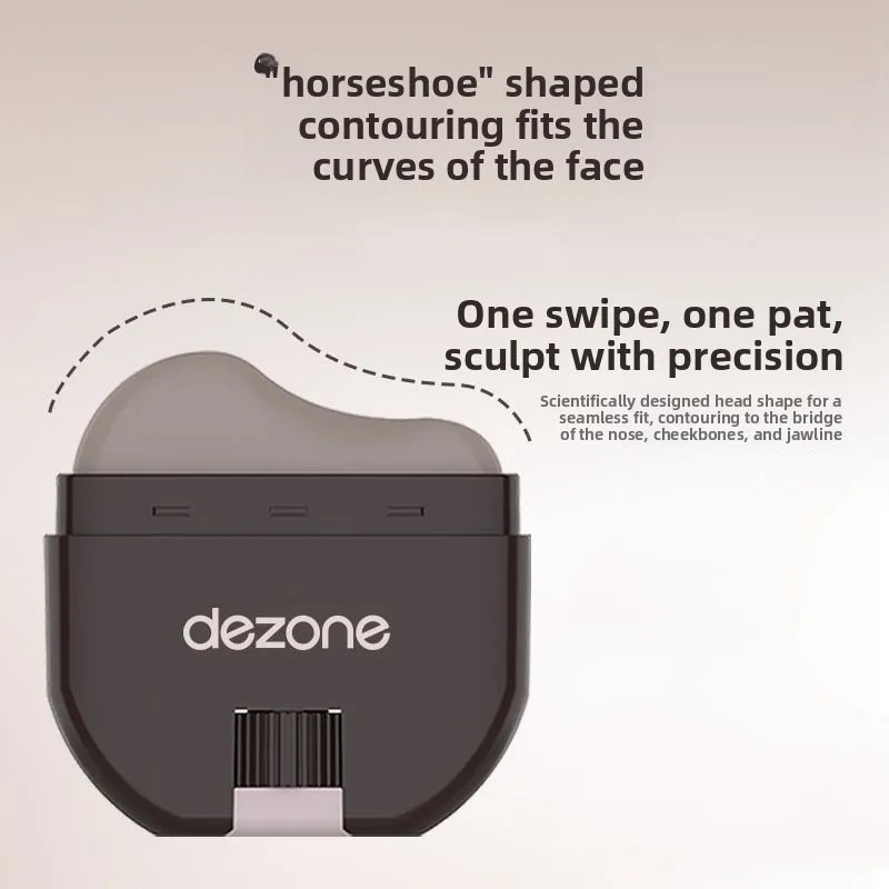 DEZONE 輪郭形成スティック、ブロンザー、べたつかない顔色を明るくする、長持ちする滑らかな滑り心地のフェイスイルミネーターメイクアップ