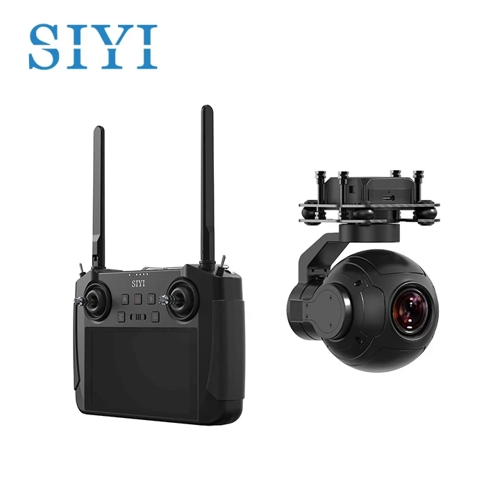 

SIYI MK15 ZR10 HD Handheld Radio System Transmitter Remote Control 5.5-Inch Monitor 1080p 60fps 180ms FPV 15KM FCC Certified