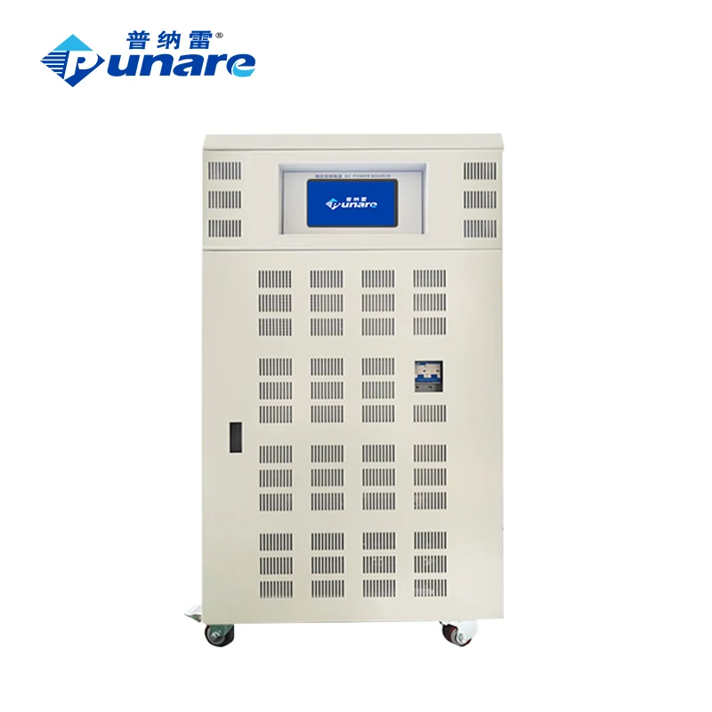 Punalei P9530-SS three-phase input and output AC variable frequency power supply 5K/10/20/30KVA program-controlled 300V.