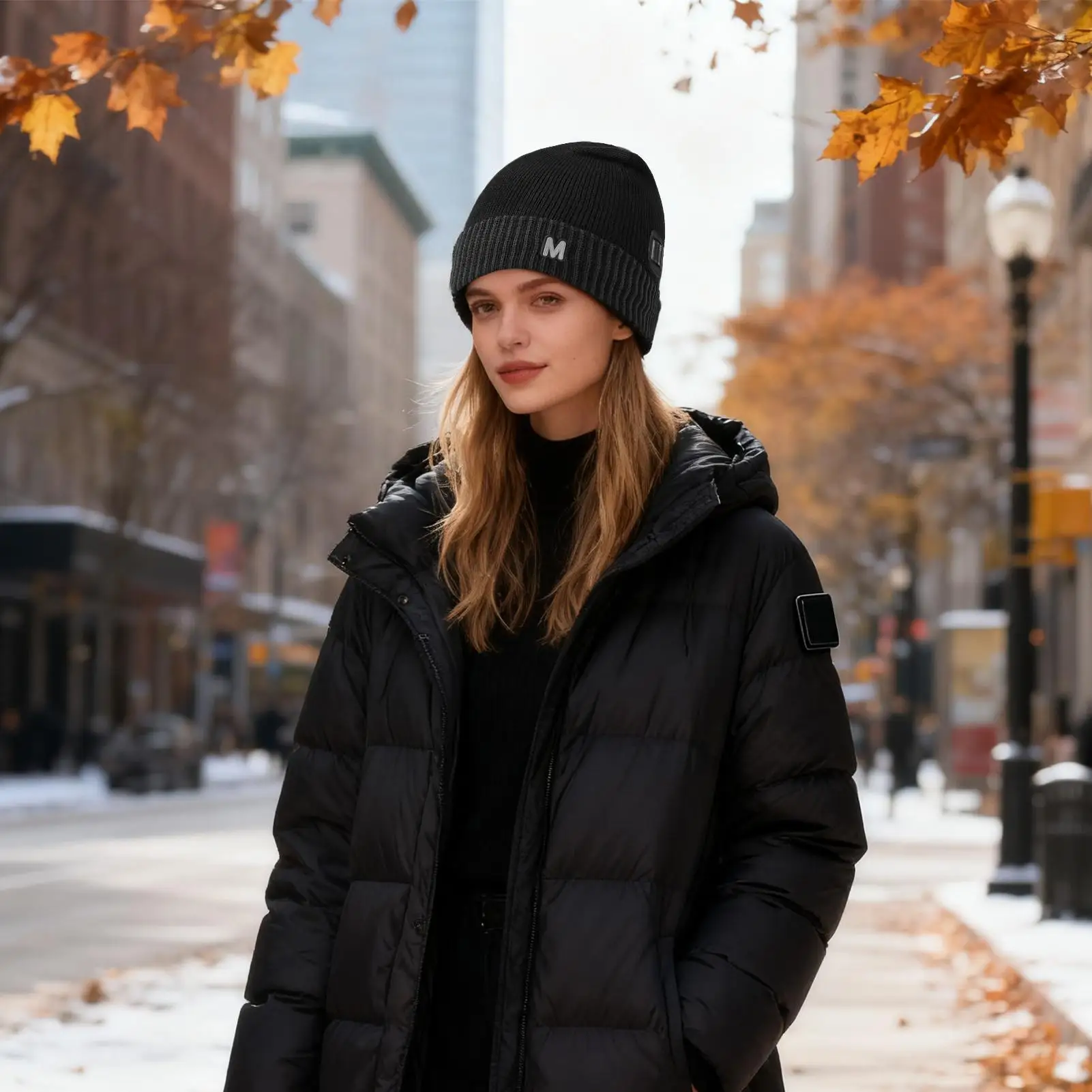 

Heated Beanie 3 Modes USB Heating Windproof Beanie Cold Weather Winter Headwear For Men Women Traveling Skiing Hiking Working