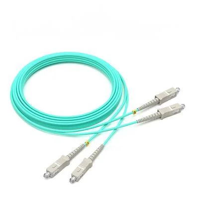 10pcs/lot SC-SC Multi-Mode OM3 OM4 Fiber Cable 2.0/3.0mm Multimode Duplex SC-UPC Fiber Optical Jumper Patch Cord LSZH