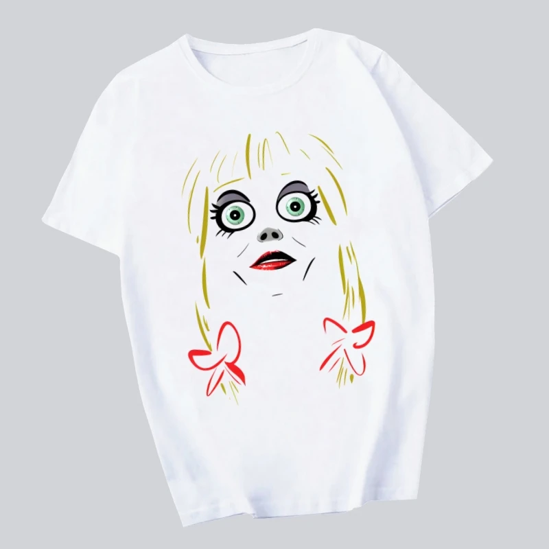 

Annabelle Harajuku Men's tshirt Printed Unisex Short Sleeve T shirt Cool Cartoon Casual T-shirt Male Streetwear Tops