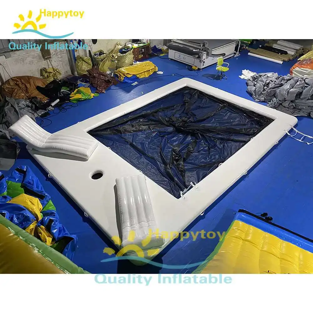 

ummer Inflatable Water Sea Pool For Yacht Floating Inflatable Boat Swimming Pool