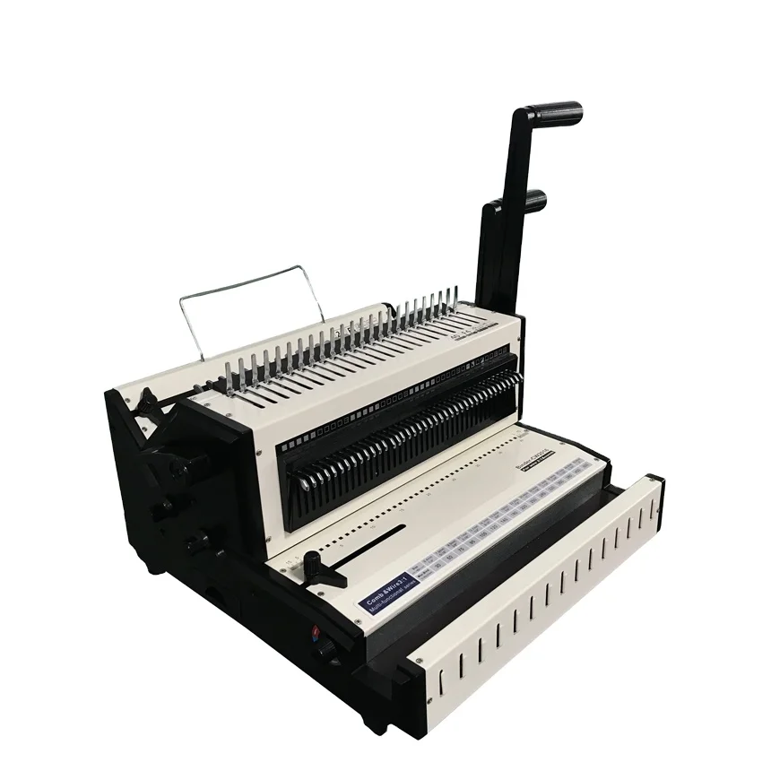 

Good appearance multi function book binding machine 40 poincons plastique 24 poincons comb binder for booklet