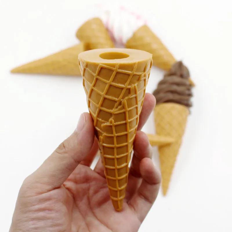 1 adet simülasyon dondurma koni modeli sahte kek yapay gıda tatlı dükkanı pencere ekran sahne yaz parti dekor çocuklar için oyuncak