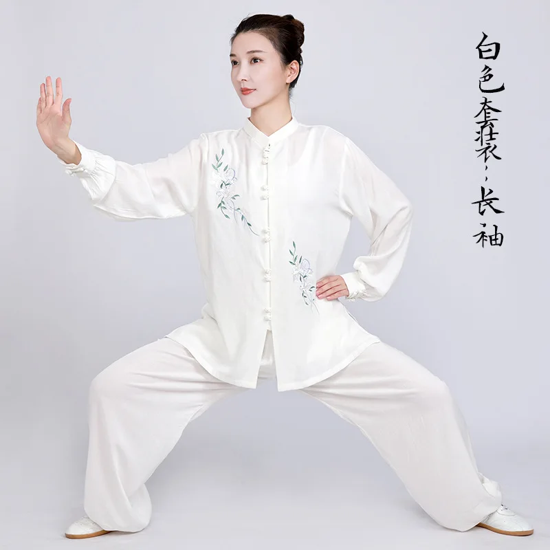 Women Unisex Martial Arts Tai Ji Kungfu Wing Chun Uniform Chinese Style Loose Sweatshirt+pant Yoga Meditation Wushu Exercise Set