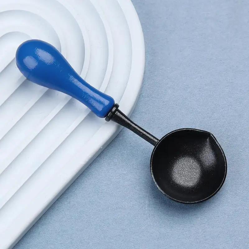 Hoogwaardige Lakzegel Non Stick Lepel Zegellak Lepel Stempelzegel Verwarming Lak Wax Tool Anti Stick Gemakkelijk schoon te maken