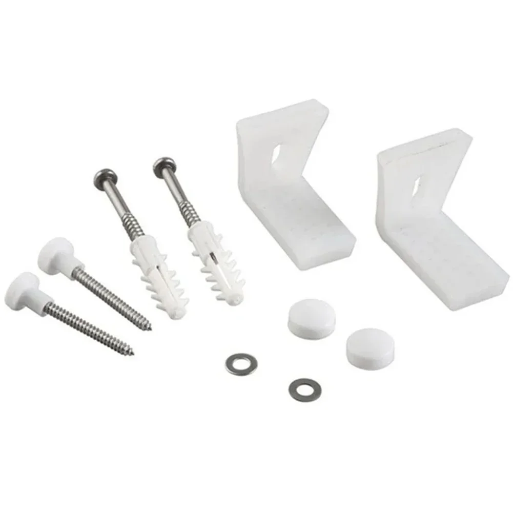 1 Set L-type Toilet Foot Mounting Screws Bathroom Angled Floor Wc Toilet Pan Bidet Or Semi Pedestal Fixing Kit Bolts