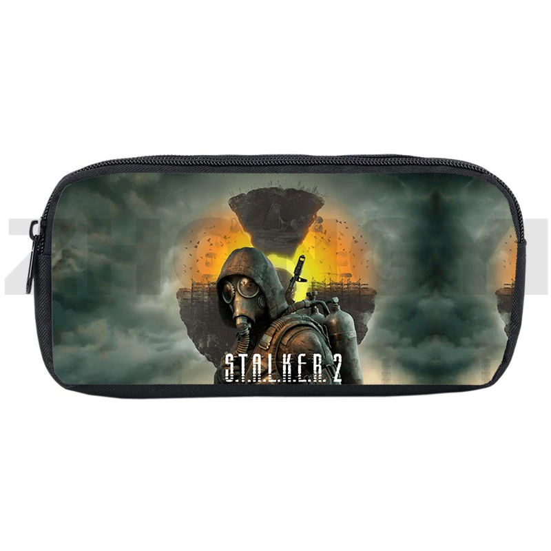 Hot Shooting Game S.T.A.L.K.E.R. 2 Heart of 3D Print Pencil Case Fashion Stalker 2 Cosmetic Bag Cool Kids Student Pencil Pouch