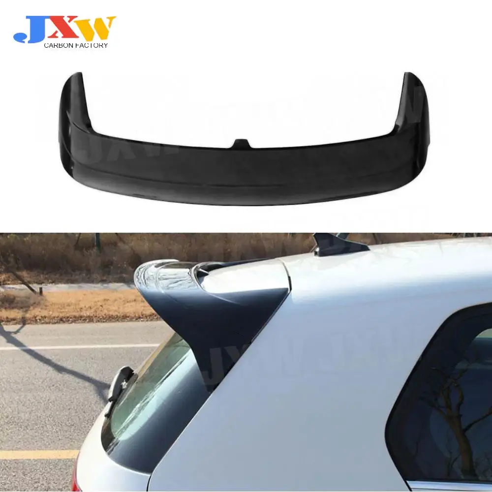 

ABS Gloss Black Carbon Look Rear Spoiler Trunk Wings For Volkswagen VW Golf 8 MK8 GTI 2020-2021 Standard Rear Boot Spoiler Lip