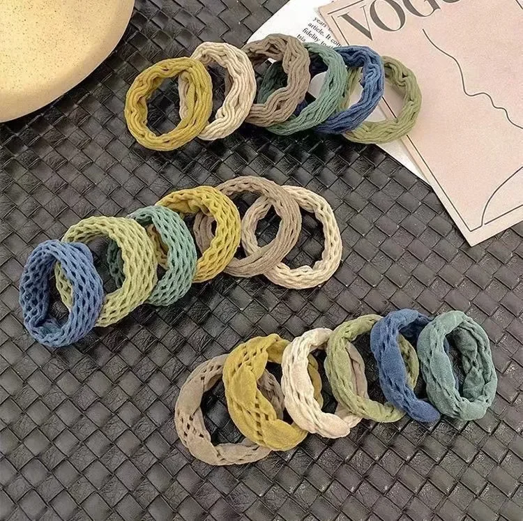 Alta Elastic Hair Band, Durable Scrunchie, Ponytail Fixed Head Rope, cor para mulheres e meninas