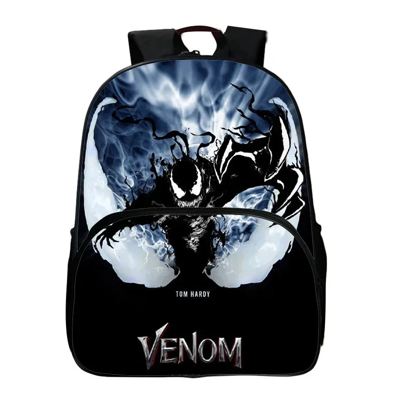 Avengers Alliance Large Capacity Backpack Marvel Venom Canvas Backpack Printed Student School Bag Hero Kids Lightweight Bags