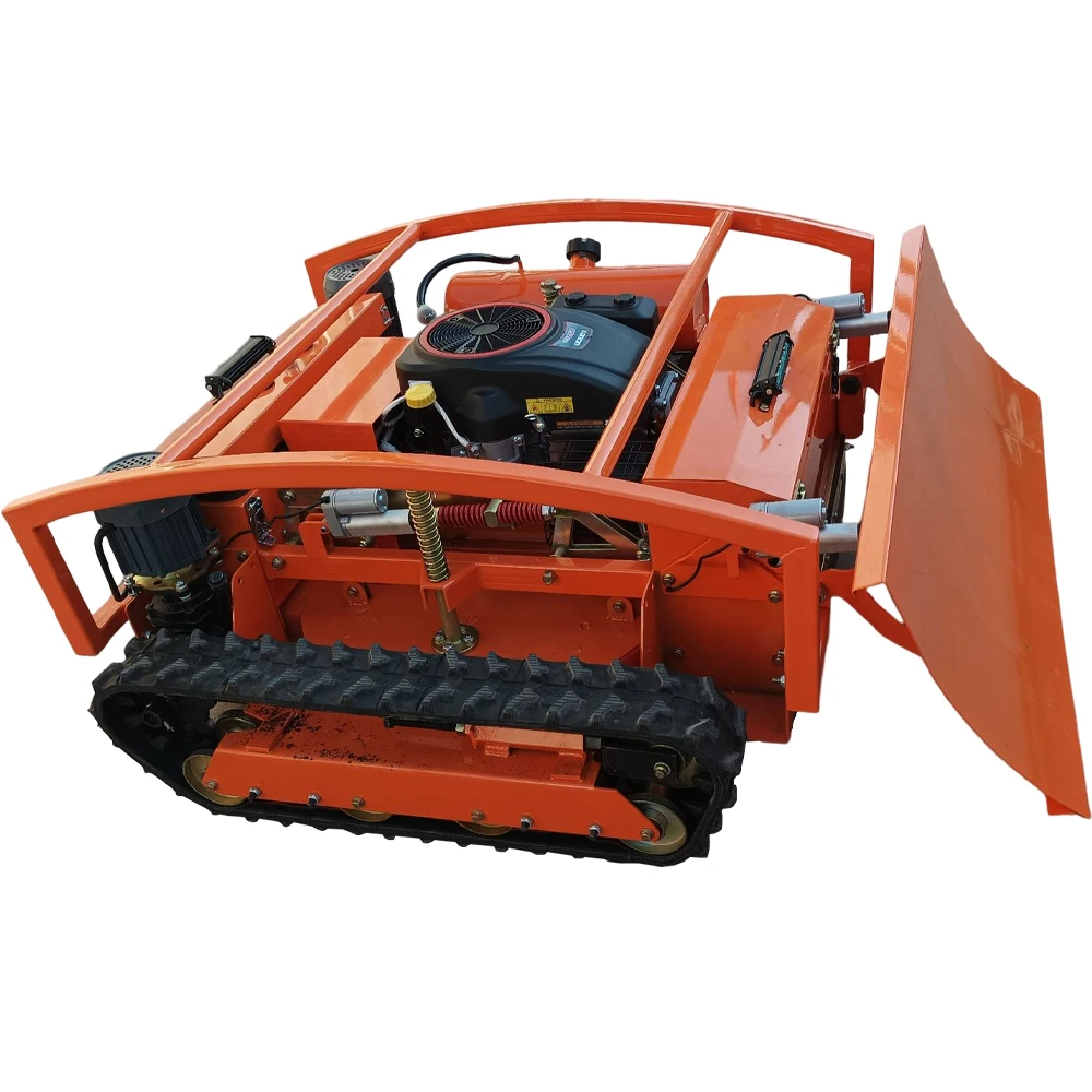 Low Price Chinese Gasoline Remote Lawn Mower and Robot Gas Lawn Mower Cutter