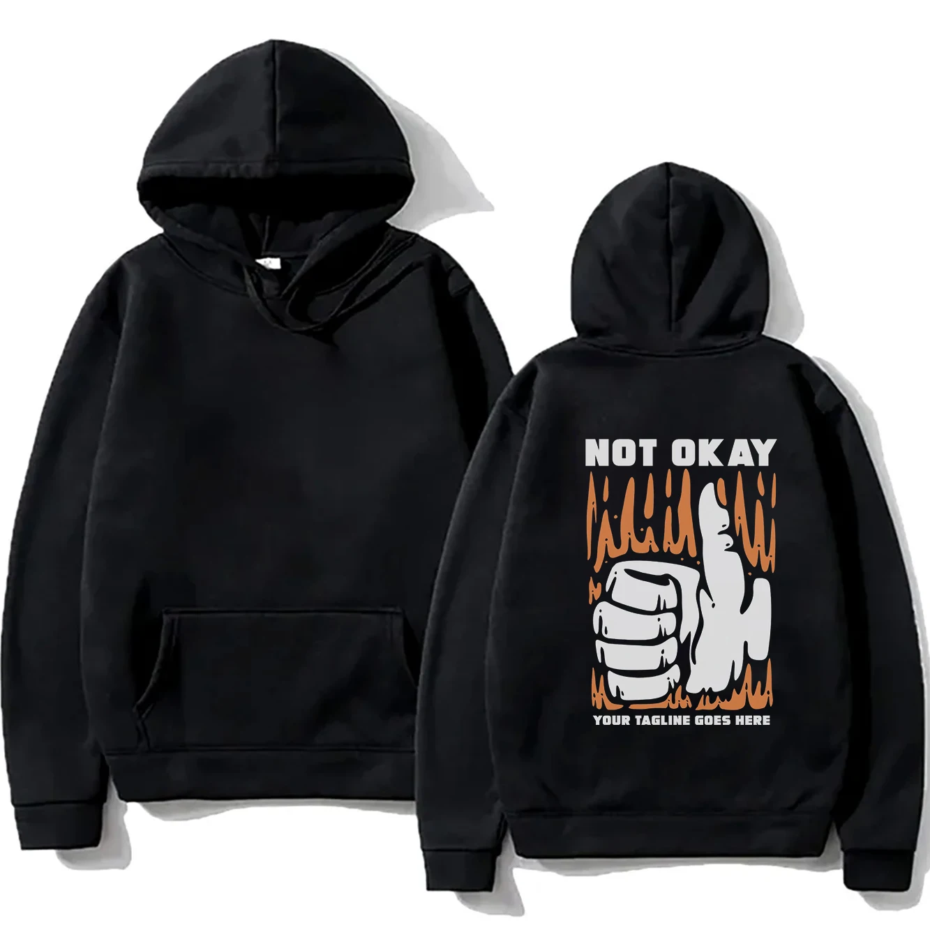 

Trendy and fashionable printed pattern hoodie women's versatile hoodie comfortable hoodie sweatshirt