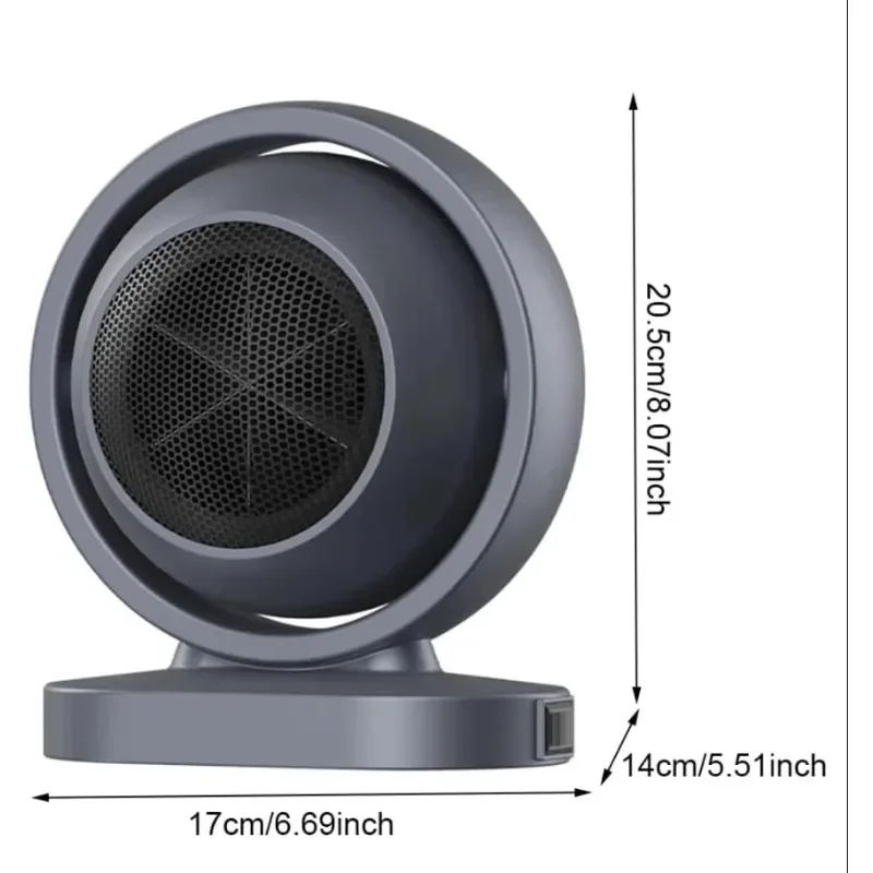 تسخين سريع سخان من السيراميك PTC منفاخ الهواء الساخن الحمام مروحة كهربائية المحمولة سخان الفضاء للمنزل غرفة نوم سطح المكتب مكتب الاستخدام