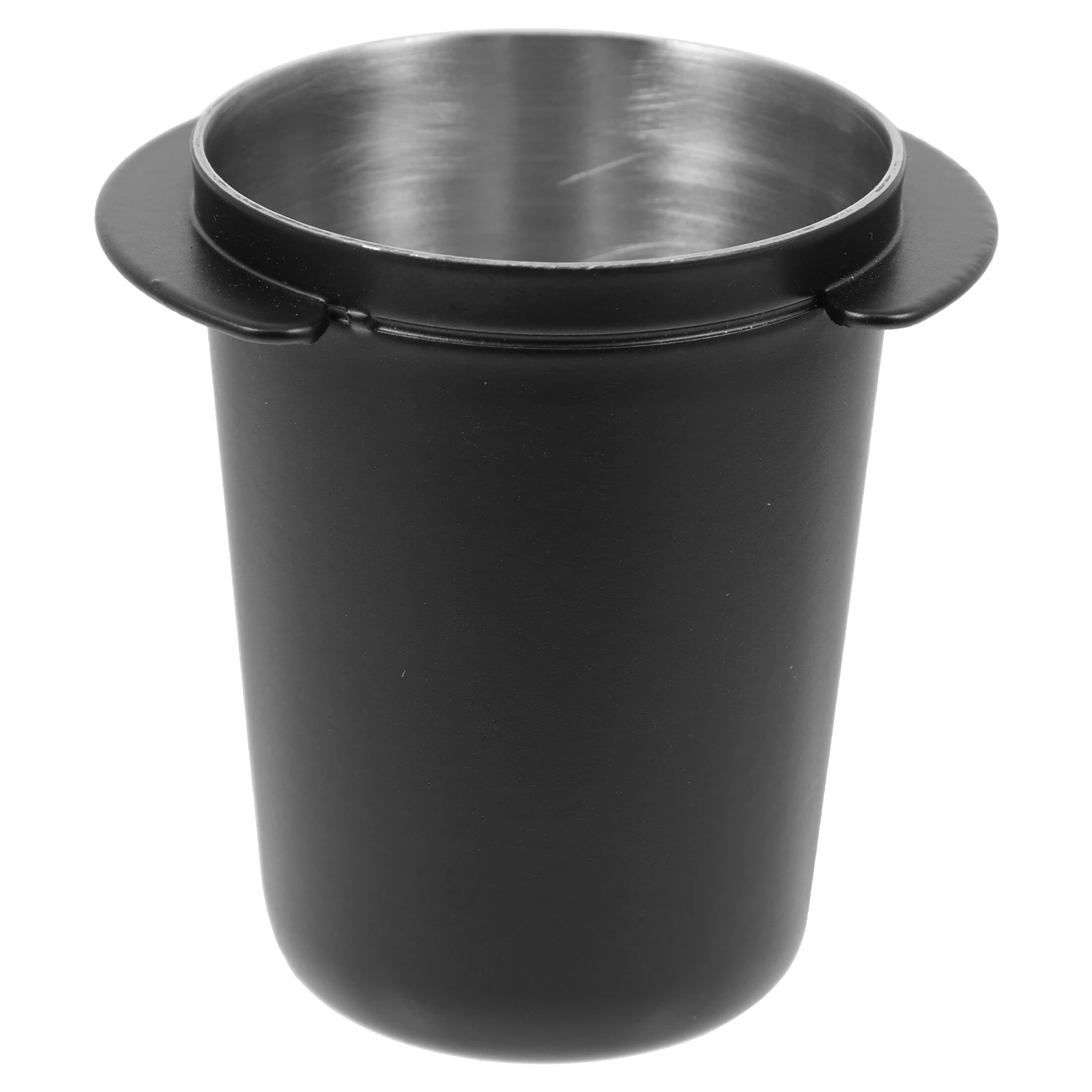 1pc copo de dosagem 51/53/54mm de aço inoxidável compacto leve recipiente de recepção de pó à prova de ferrugem para máquina de café