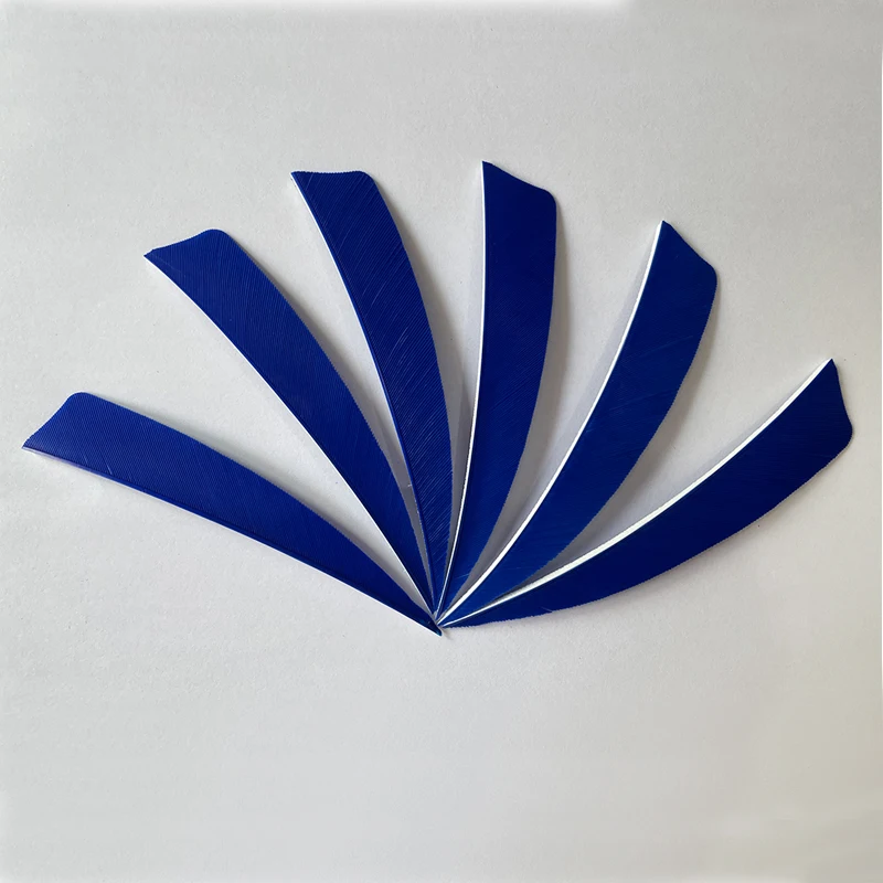 50 Pcs 4 Zoll Carbon Pfeil Federn Befiederung RW Schild Cut Türkei Federn Fletches Bogenschießen Bogen Jagd Zubehör