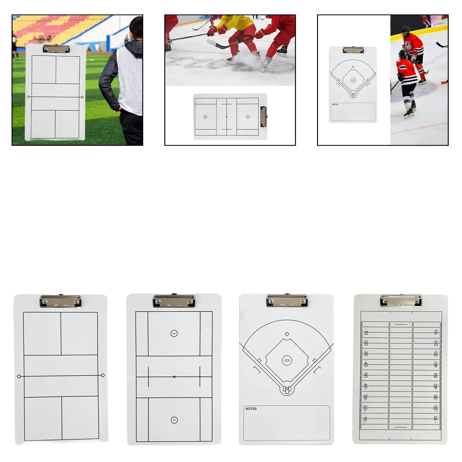 

Sports Demonstration Board Training Tool Reusable Game Smooth Tactical Board Coach Strategy Board Coaches Strategy Board