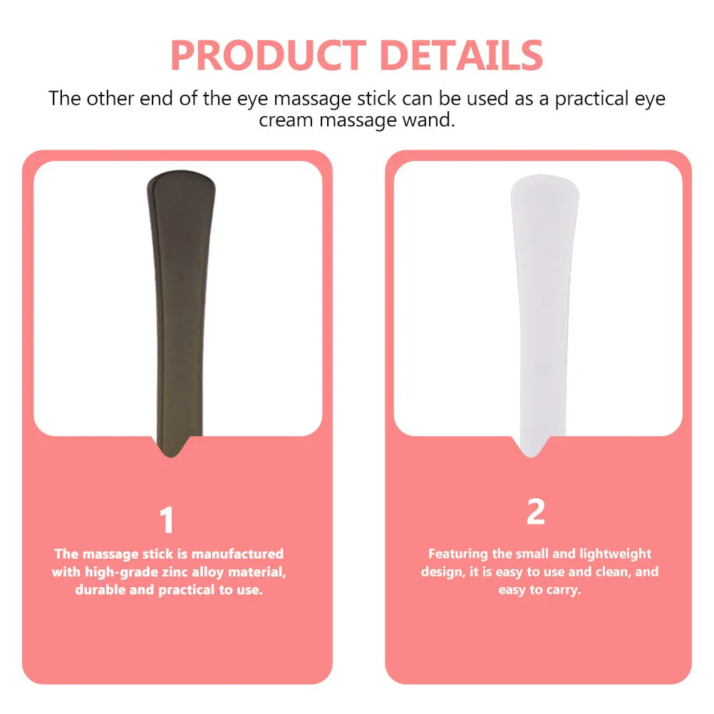 

4 Pcs Eye Mask Massage Spoon Cream Stick Face Applicators Cosmetics Instrument Makeup