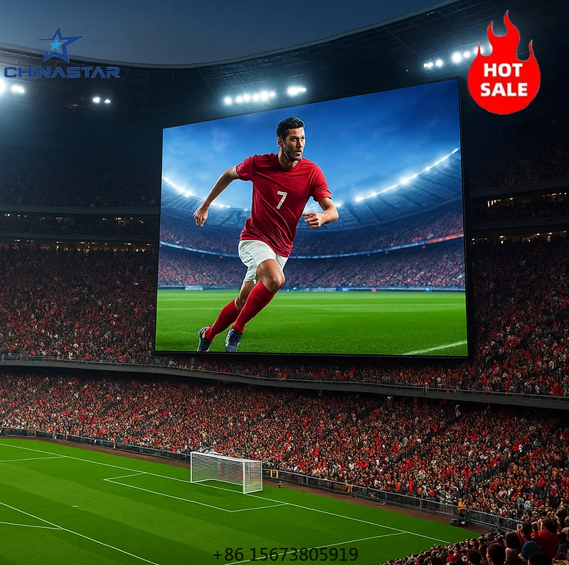 

Водонепроницаемый гигантский светодиодный экран P10 HD для стадионов, цифровой рекламный щит для наружной рекламы и электронные табло для спортивных мероприятий