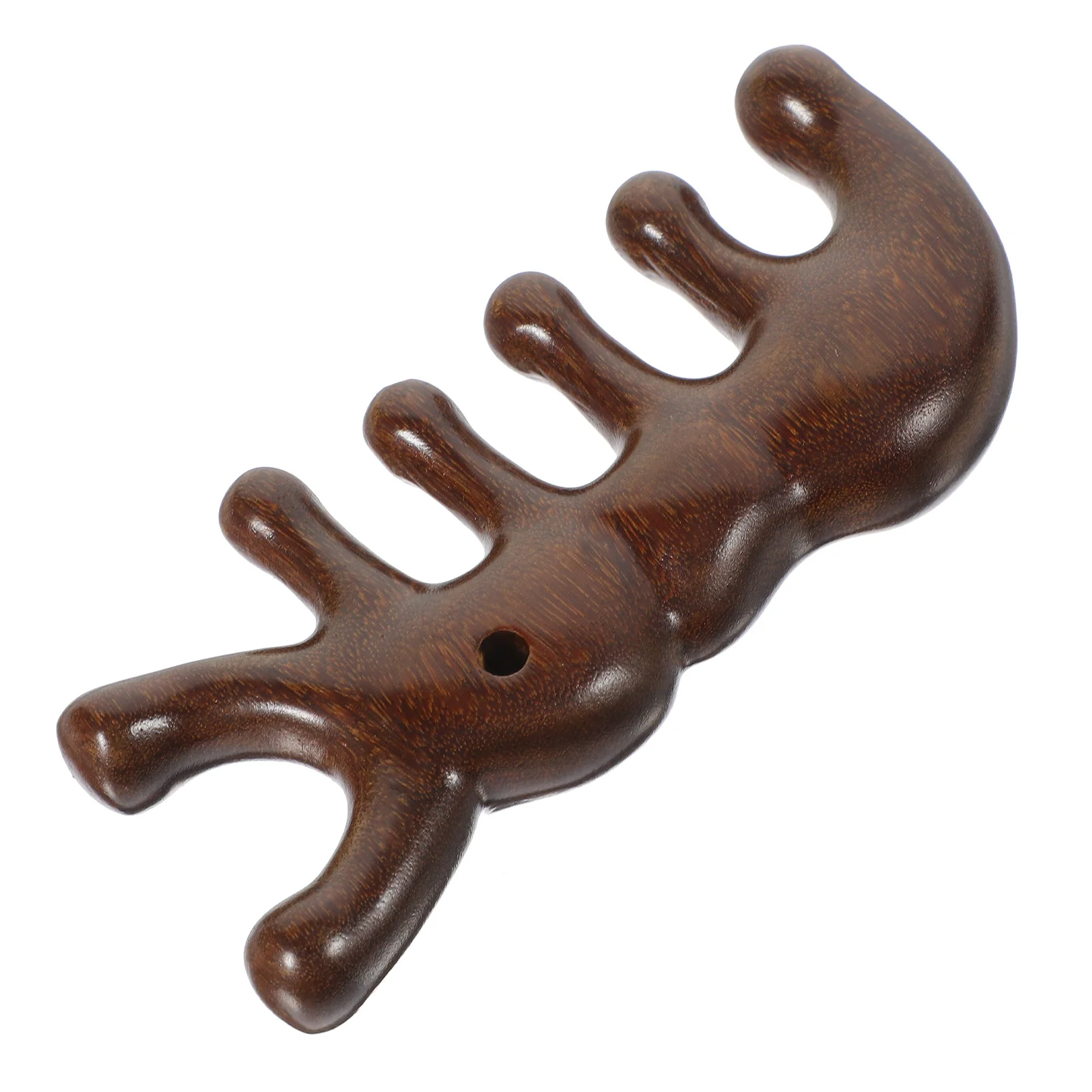 

Массажная расческа, деревянный массажер для волос с широкими зубьями, стимуляция кожи головы, расческа из сандалового дерева для всех типов волос, портативный дизайн, женский подарок