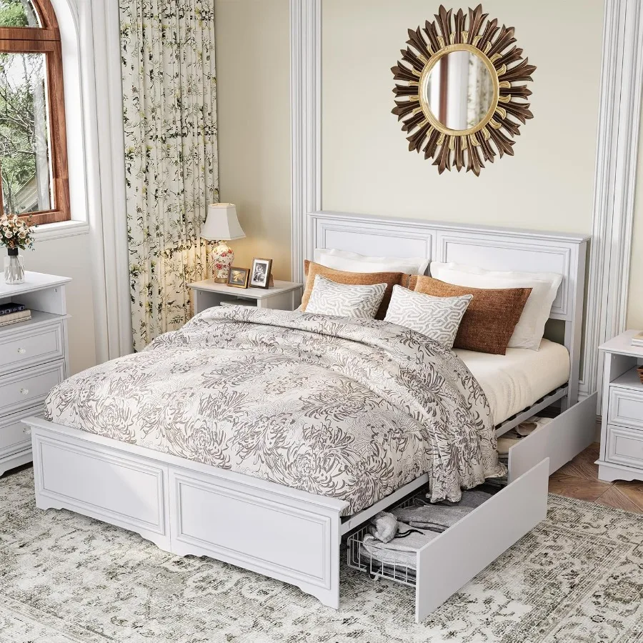 Queen Bed Frame Wit… - image