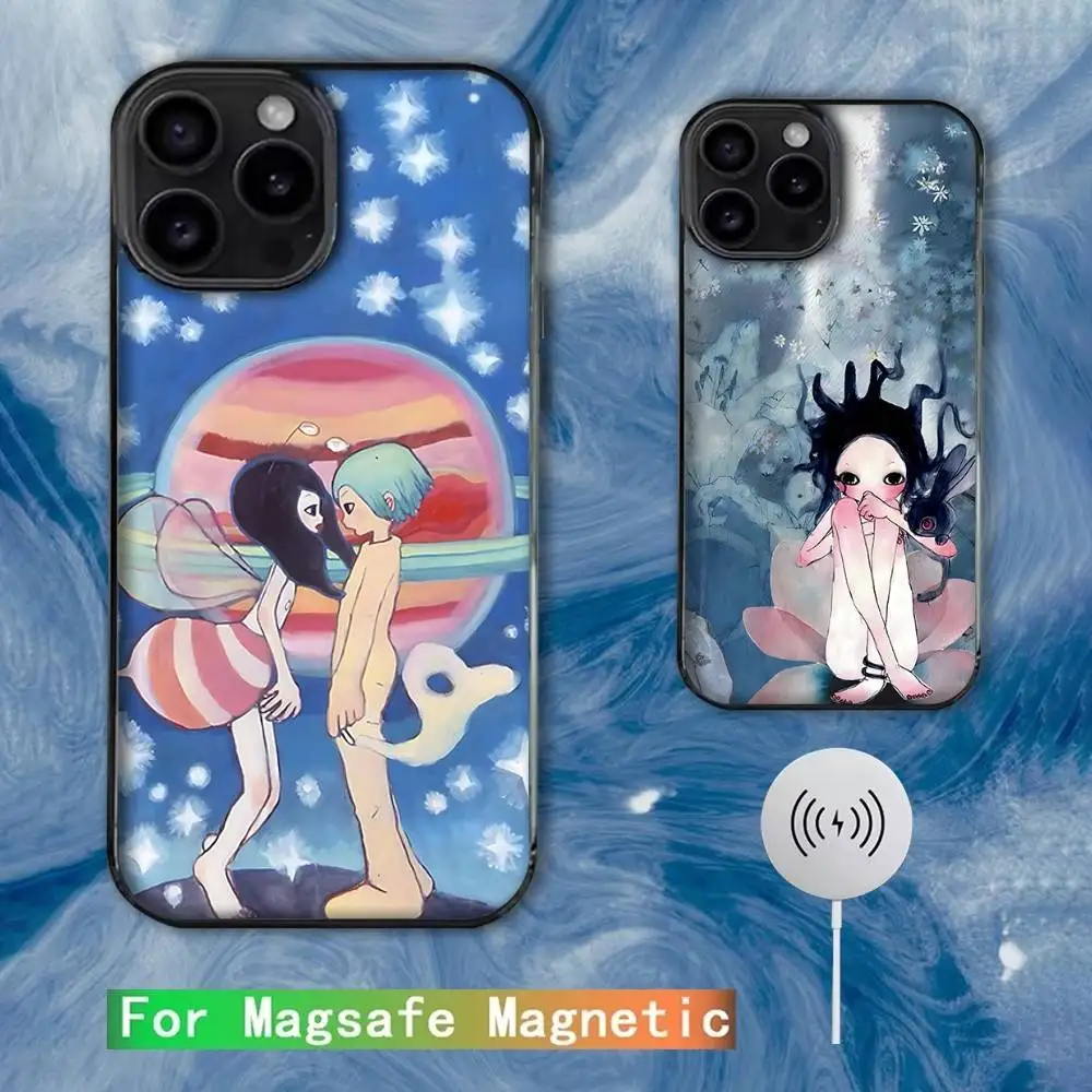 

Aya Takano Art Phone Case For iPhone 16e,16,15,14,13,12,11,Plus,Pro,Max,Mini Magsafe Magnetic Wireless Charging