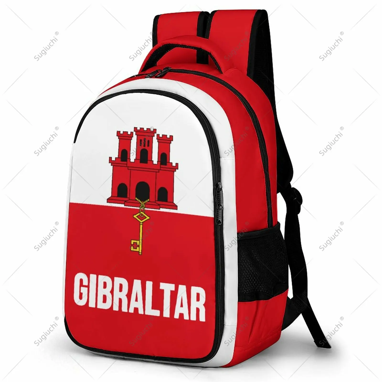 

Backpack Gibraltar Flag Student Schoolbag Smart Business Travel Leisure Backpack Laptop Back Pack Office Work Bag