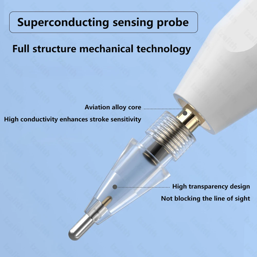 Puntas de lápiz reemplazables para Apple Pencil 1, 2, 3 Gen, punta de repuesto silenciosa mejorada, punta de bolígrafo para tableta antidesgaste para IPad IPencil Pro