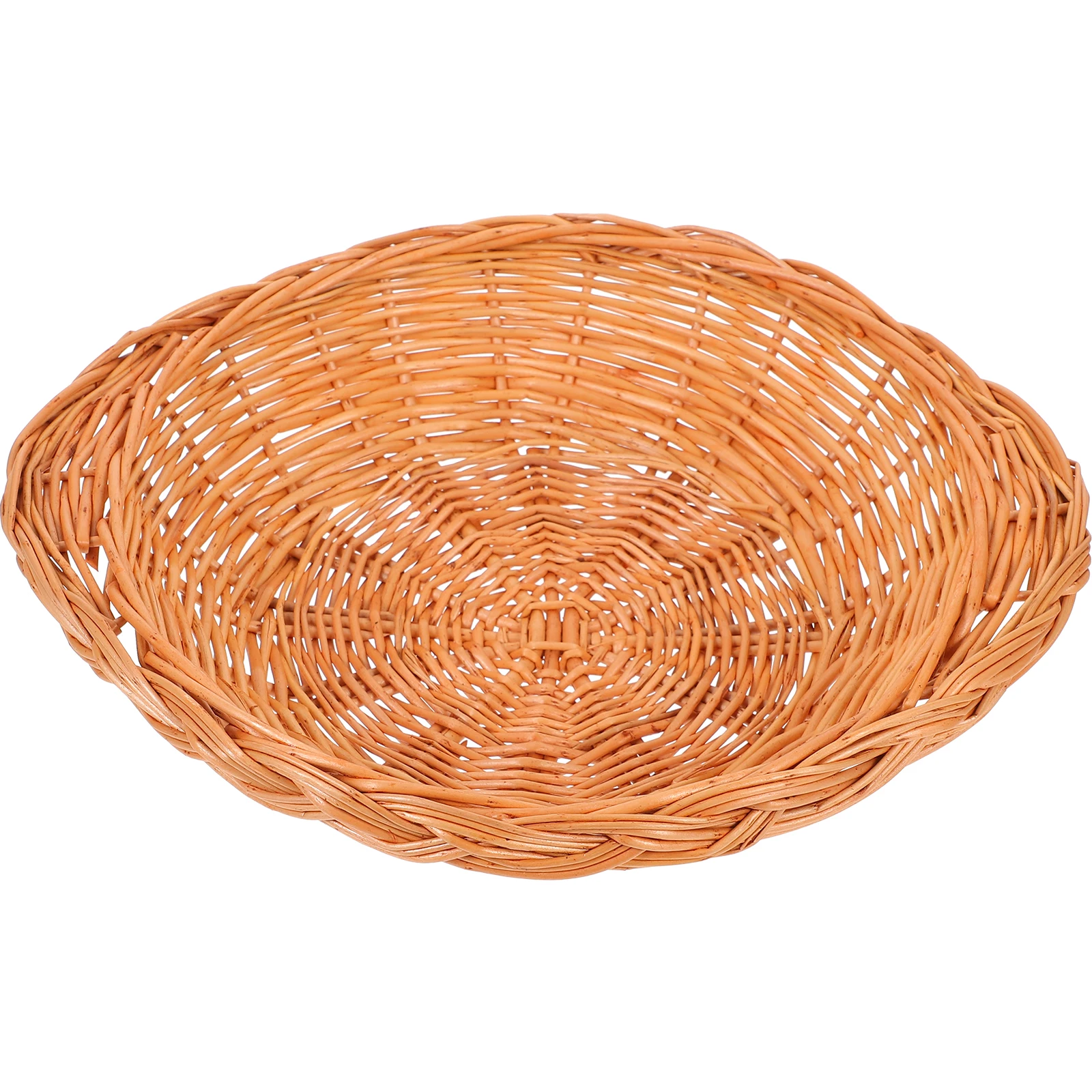 위커 짜임 바구니 천연 수제 빵 과일 보관 트레이 주방 서빙 바구니 가정용 레스토랑 피크닉 장식용
