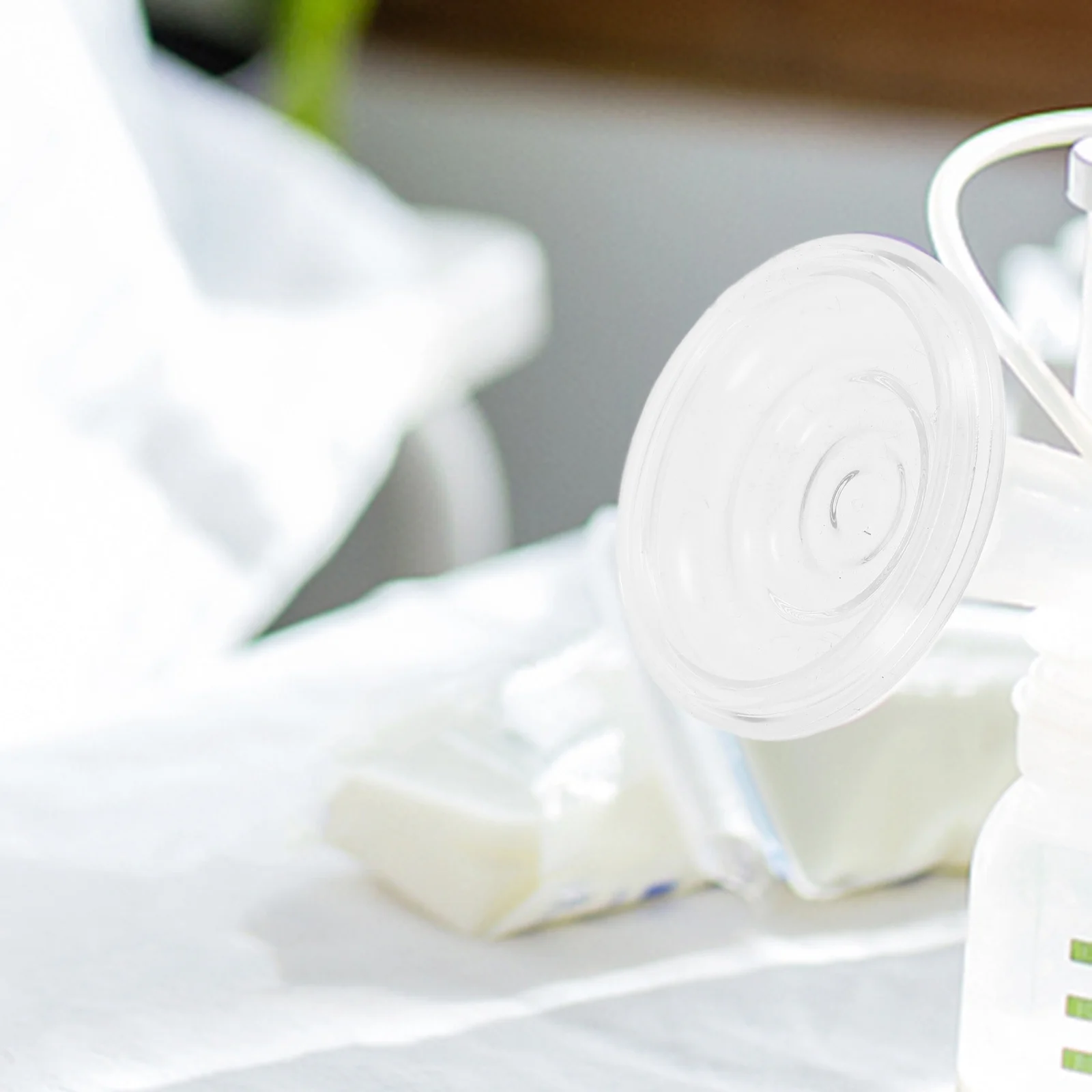 مرنة سيليكون منقار البط صمام الحجاب الحاجز مضخة الرضاعة الطبيعية الملحقات قابل للغسل شفة إدراج استبدال مضخة السيليكون #2