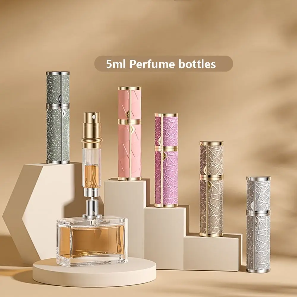 

Leather Perfume Bottle Leather Refillable Bottom Filling Perfume Bottle Empty Spray Bottle 5ml