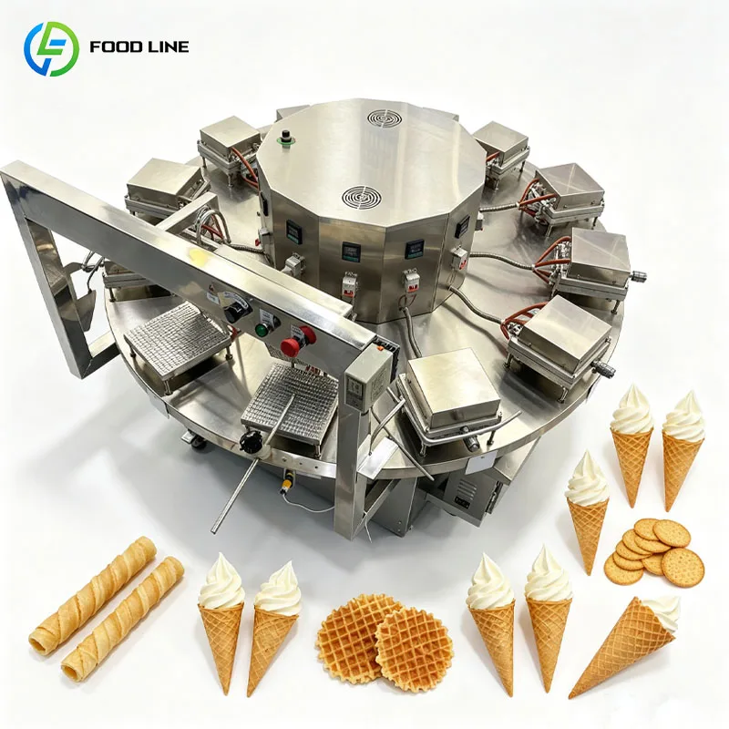 Crispy Roll Machine Automatic Wafer Tube Making Machine Commercial Bakery Production Equipment Customized
