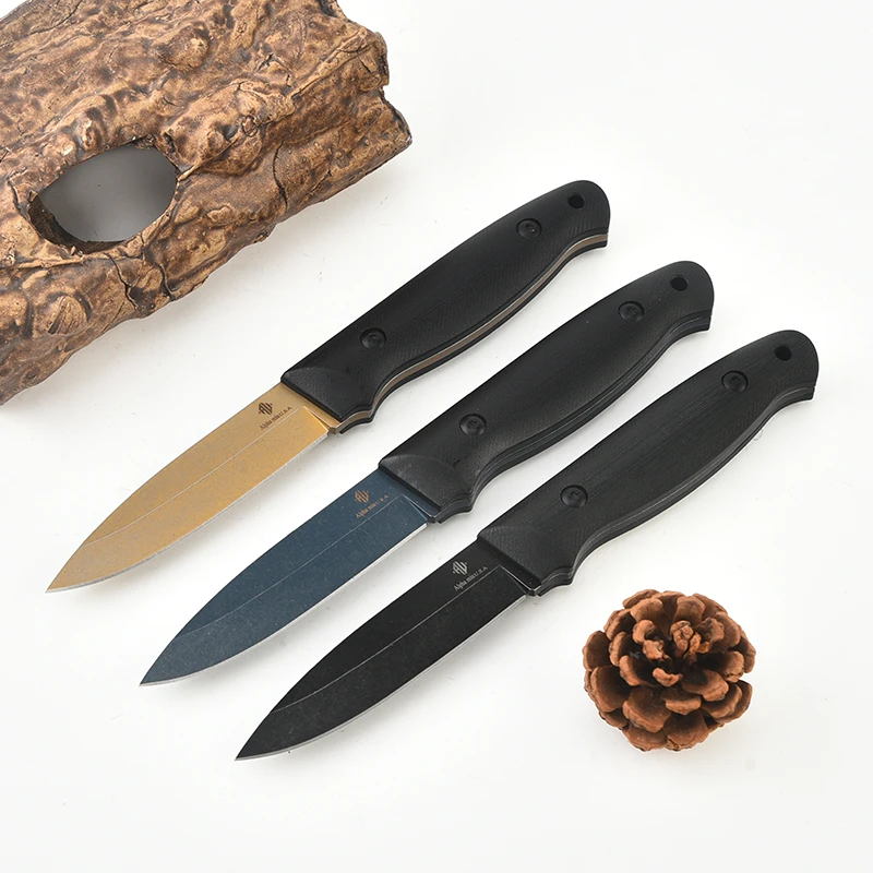 Multifunctional folding knife camping field G10 handle+Boluo M390 steel blade