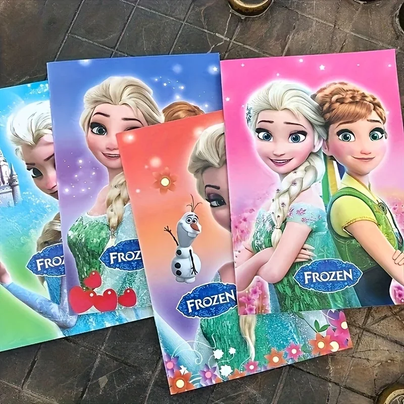 Disney Frozen Elsa Anna Princess Notebook ,drawing book, Cute Cartoon,Painting, writing, learning, office work