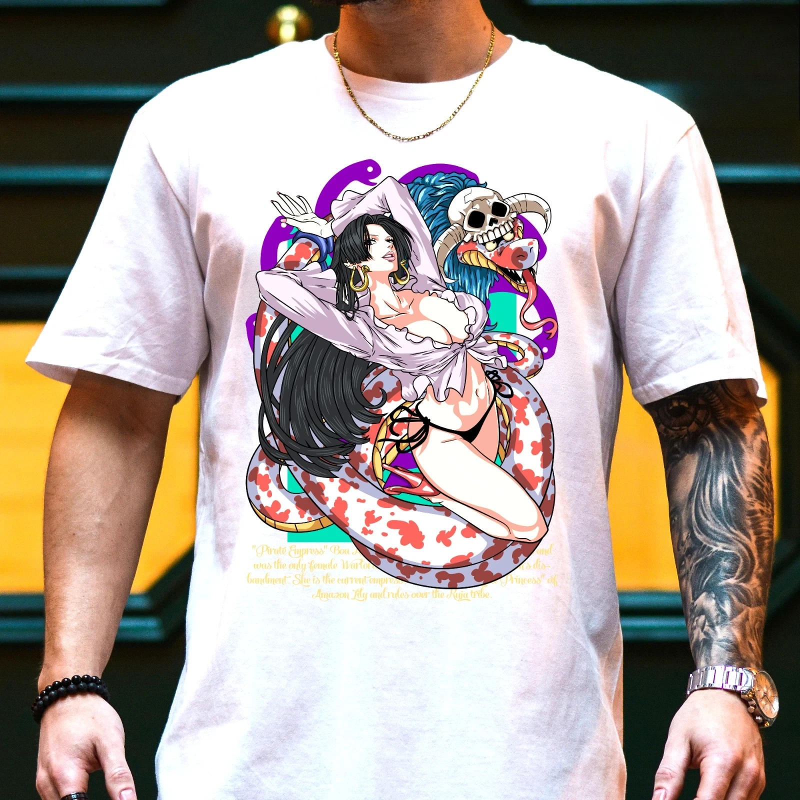 One Piece Anime Boa Hancock T Shirt Men Women Cotton Short Sleeve Tee Tops 2026 Summer Graphic Print Streetwear Casual Y2k