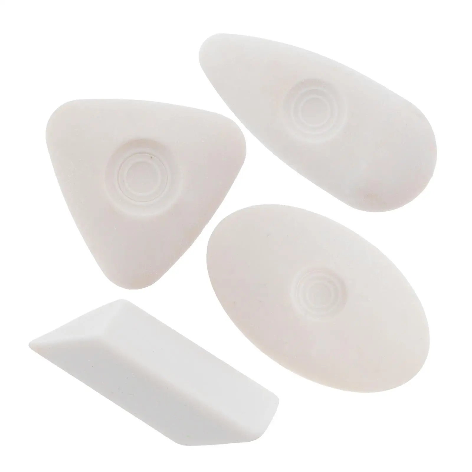 

4 Pcs Highlight Eraser Funny Erasers for Kids Pencil Moldable Cute School Rubber Drawing Bread Gum Stationery Triangle