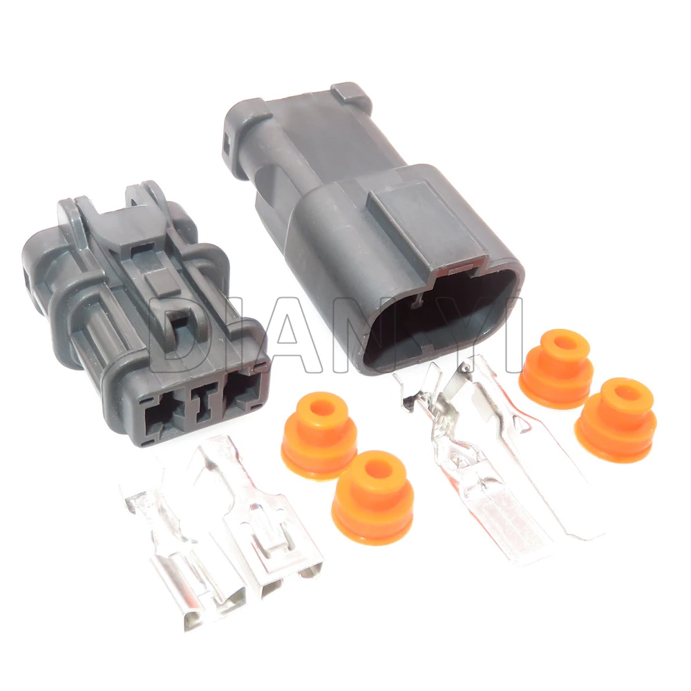 1 Set 2 Way Starter Car Plastic Housing Plug Assembly 7123-6423-30 7222-6423-40 Auto Radiator Wire Socket 7222-6423-30 7222-6423