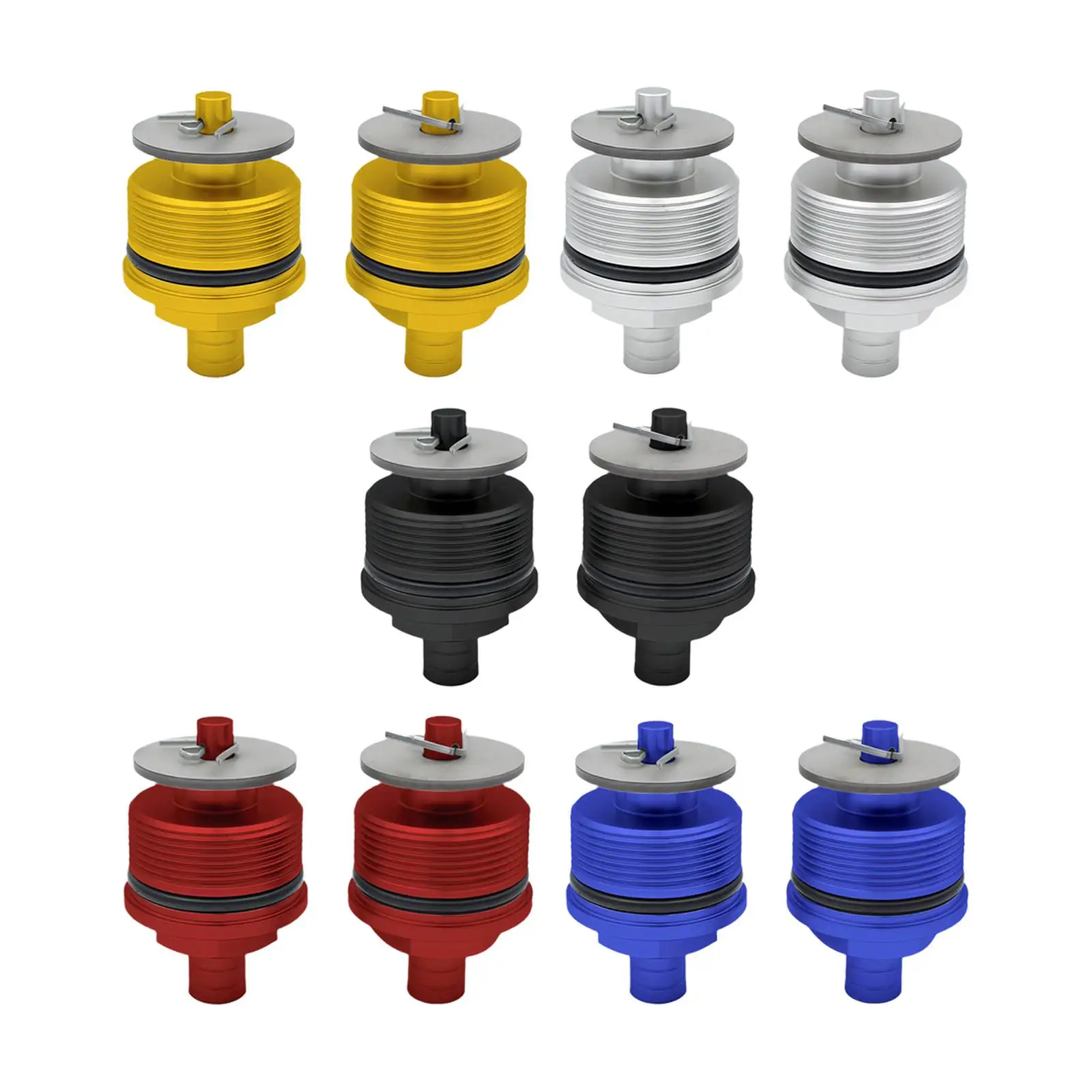 

2 шт. винты переднего амортизатора, простая установка, высокопрочный металл, запасные части, крышка для Honda CBR250 MC19