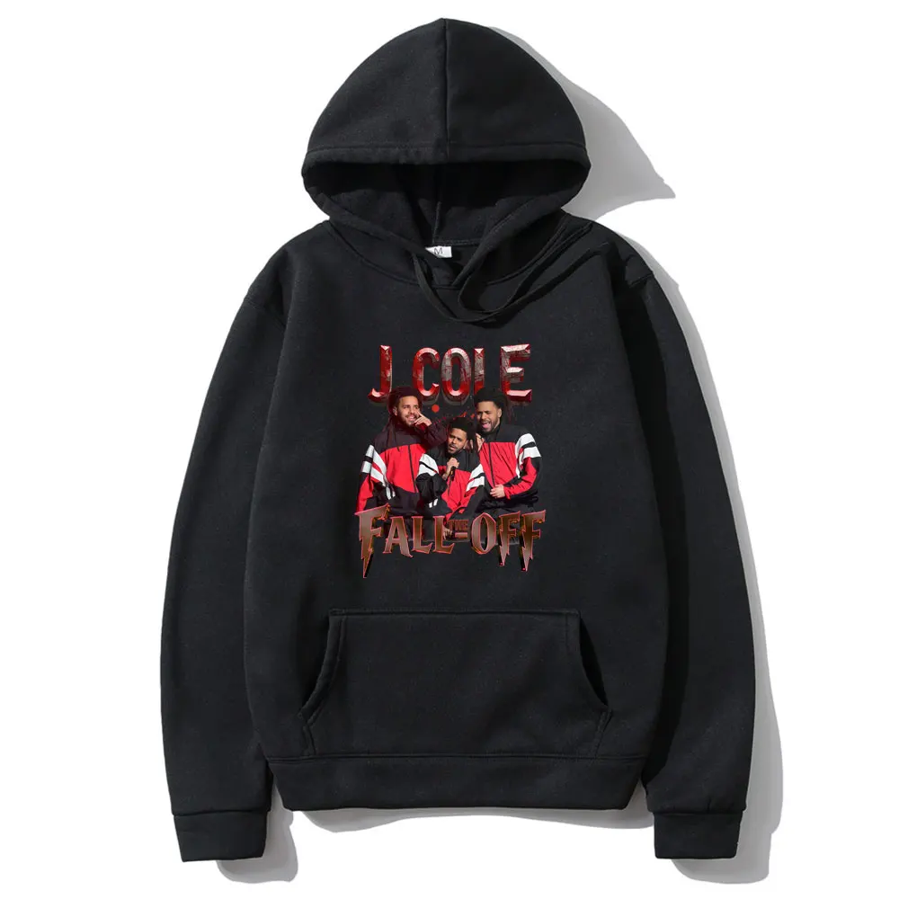 

Rapper J Cole The Fall Off Graphic Hoodie Men Women Hip Hop Fashion Casual Hooded Sweatshirt Male Vintage Oversized Streetwear