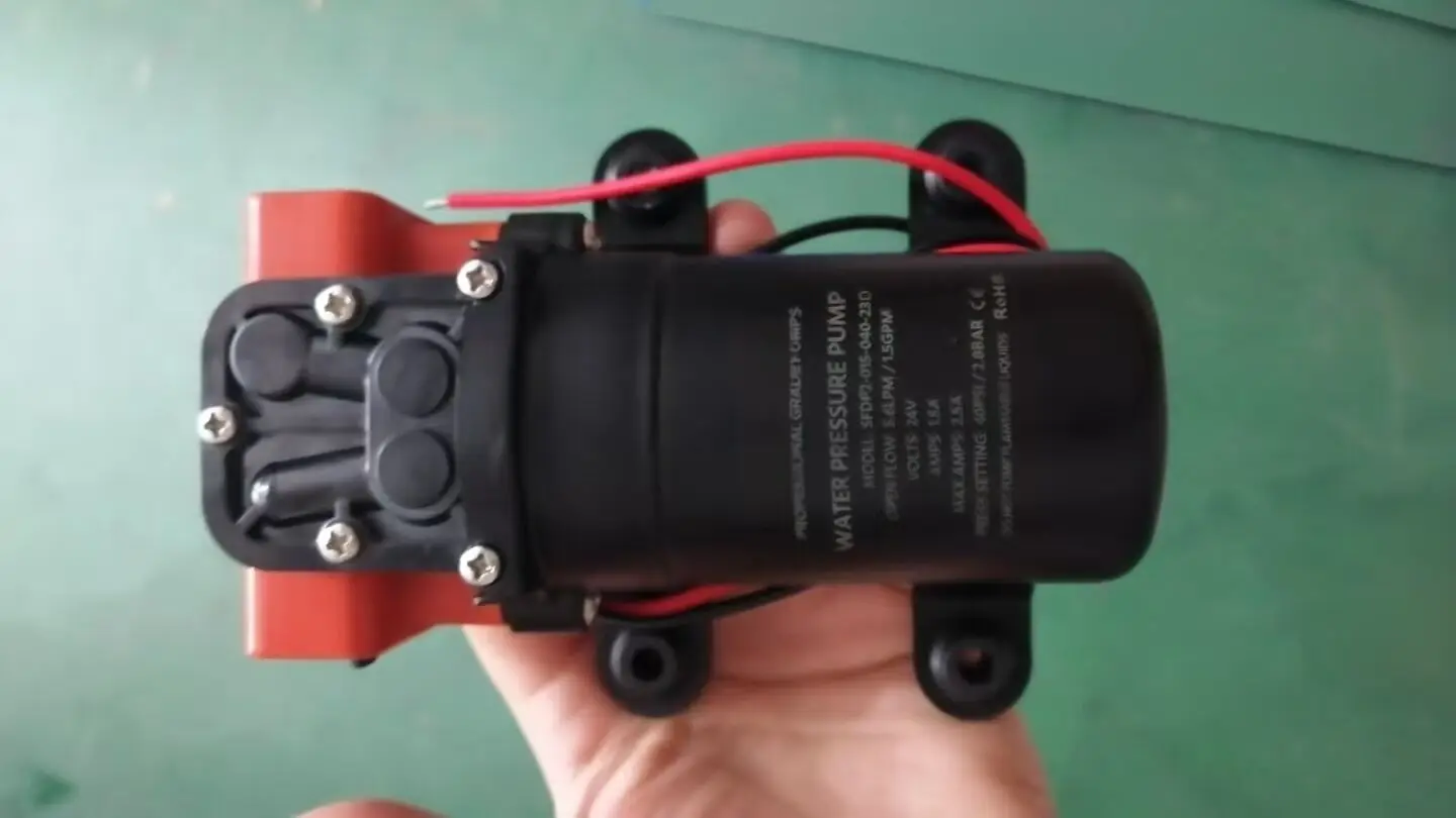 Diaphragm Pump 23D Series 12V SFDP1-015-040-23D for Marine Boat RV Caravan