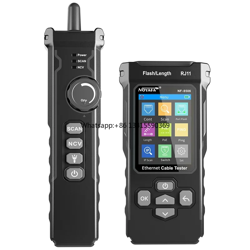 

NF-8506 Lan RJ45 Network Cat6a Cable Tester Wire Tracker Network tester BT POE tester