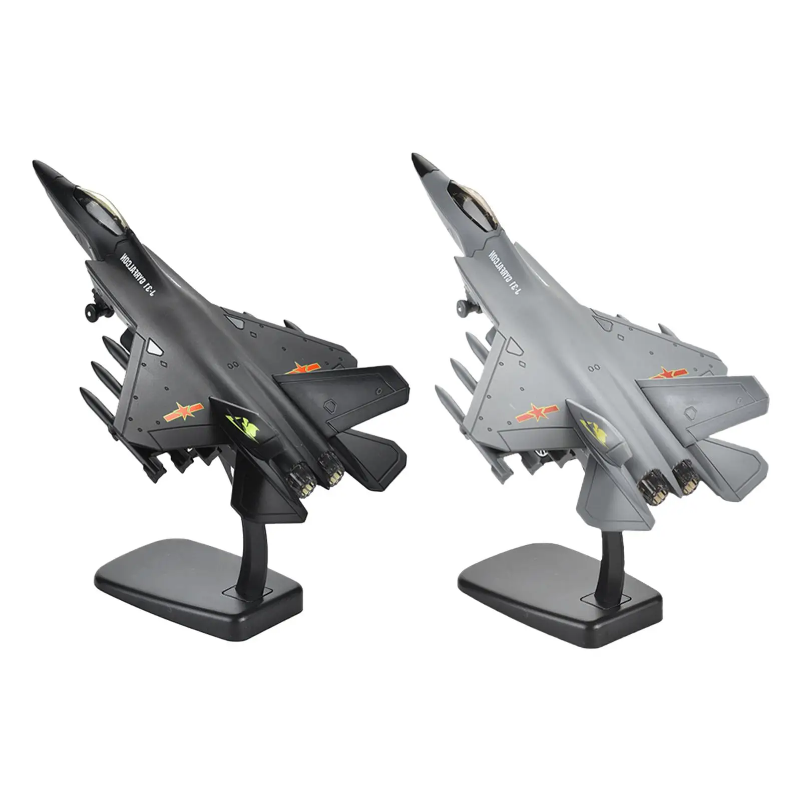 

1/72 Model w/ Sound & Light, Diecast Metal Pull Back for Table Souvenir Decoration Collection