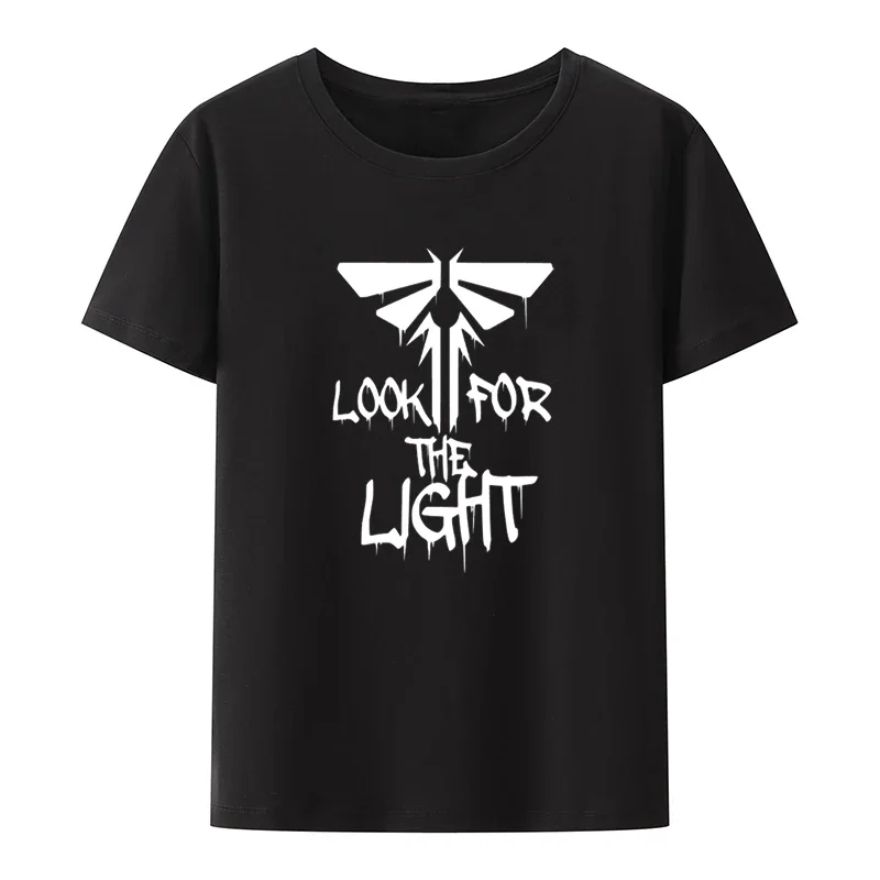 The Last Of Us T Shirt The Last Of Us Fireflies T-Shirt Graphic Fashion Short-Sleeve Male Funny Tshirt